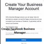 Create Facebook Business Manager