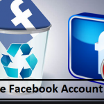 delete facebook account link