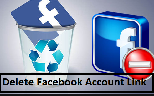 delete facebook account link