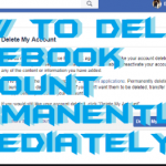 How to Delete Facebook Account Permanently Immediately