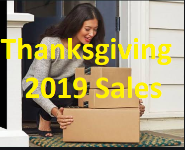 Thanksgiving 2019 sales