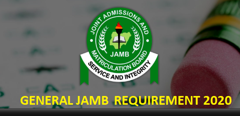 Jamb 2020 Requirements