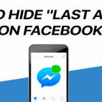 how to hide last seen on Facebook