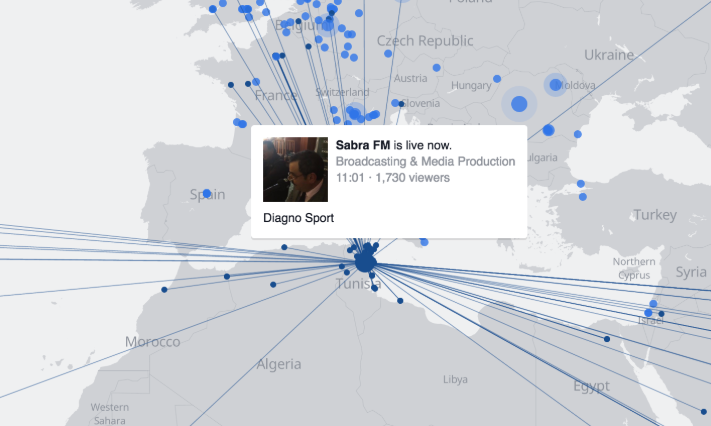 Facebook Live Map 2020