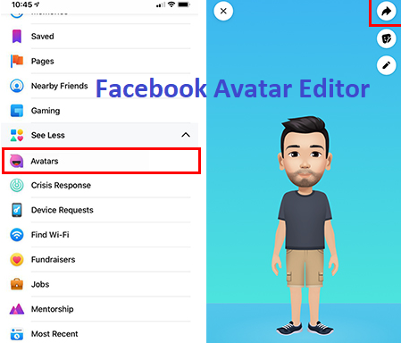 Facebook Avatar Editor
