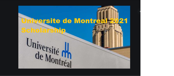 Universite de Montreal 2021 Scholarship