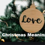 Christmas Meaning