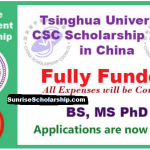 Tsinghua University CSC Scholarship in China 2021 | Fully Funded