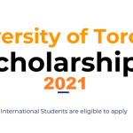 University Of Toronto Scholarships 2021