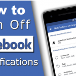 How to Turn off Notifications in Facebook