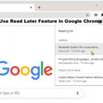 How to Use Read Later Feature in Google Chrome