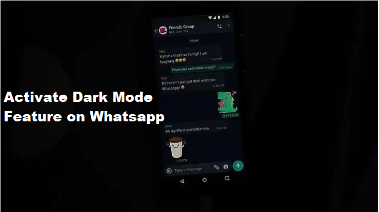 Activate Dark Mode Feature on Whatsapp