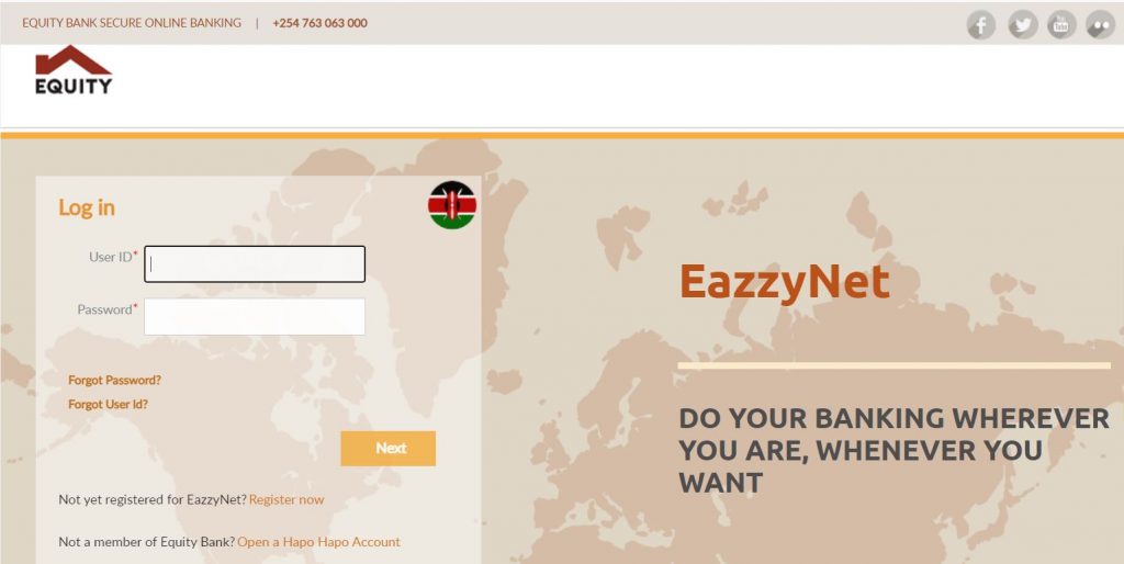 EazzyNet Login Guide How To Login To Equity Bank Online Banking 
