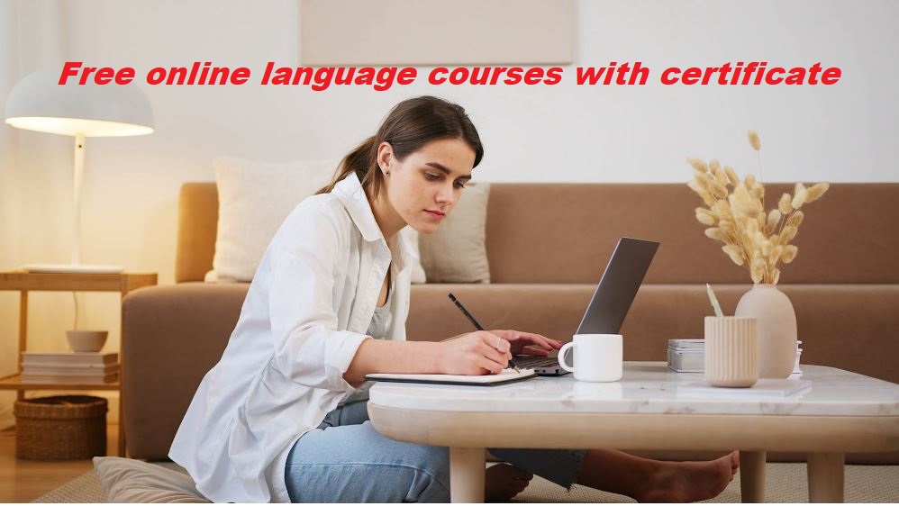 Free online language courses with certificate