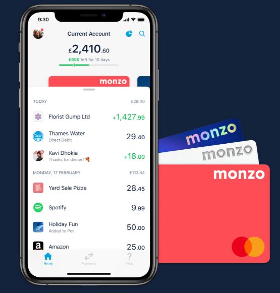 Monzo app