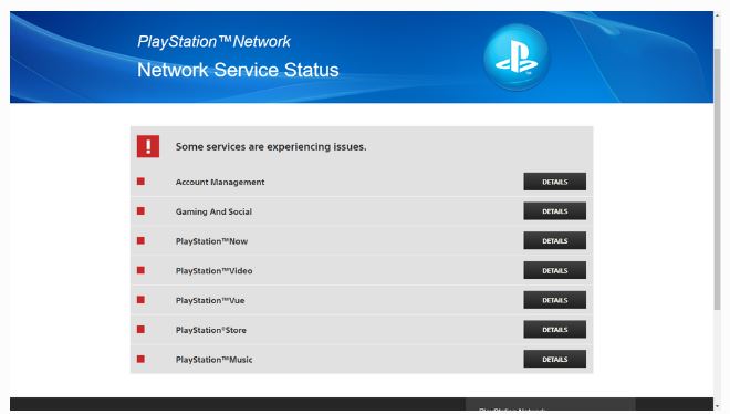 PlayStation Network Is Currently Down
