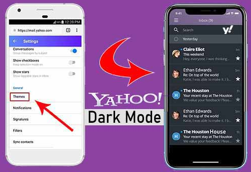 Yahoo Dark Mode