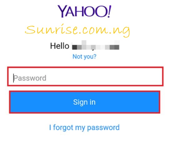 Yahoo Mail Login login sign in