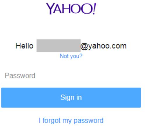Yahoo Mail Login sign in